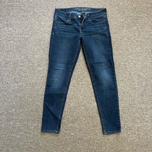 American Eagle Outfitters Blue Skinny Jeans Classic Style